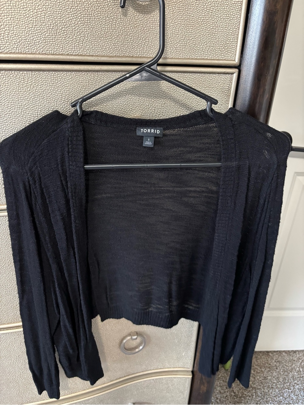 torrid Black Lightweight Open-Front Cardigan